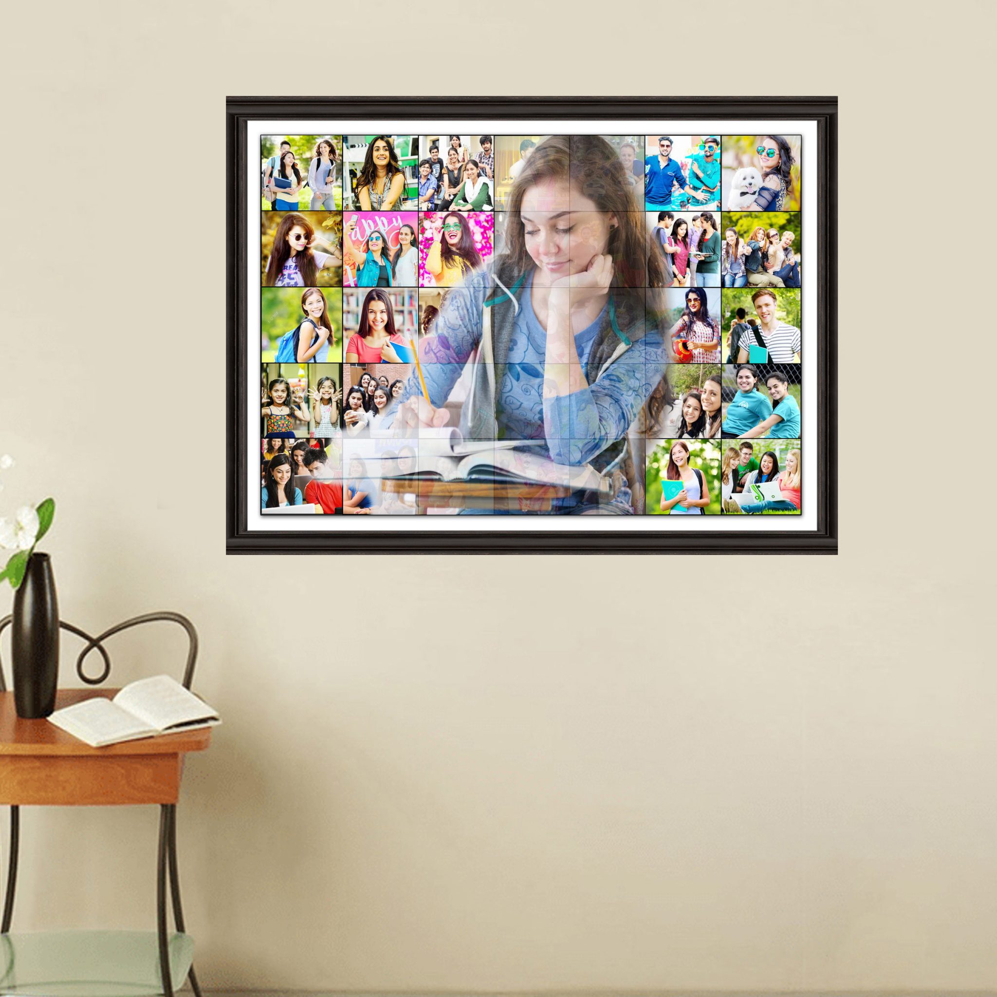 Classic Collage Girl Photo Collage Sky Gift