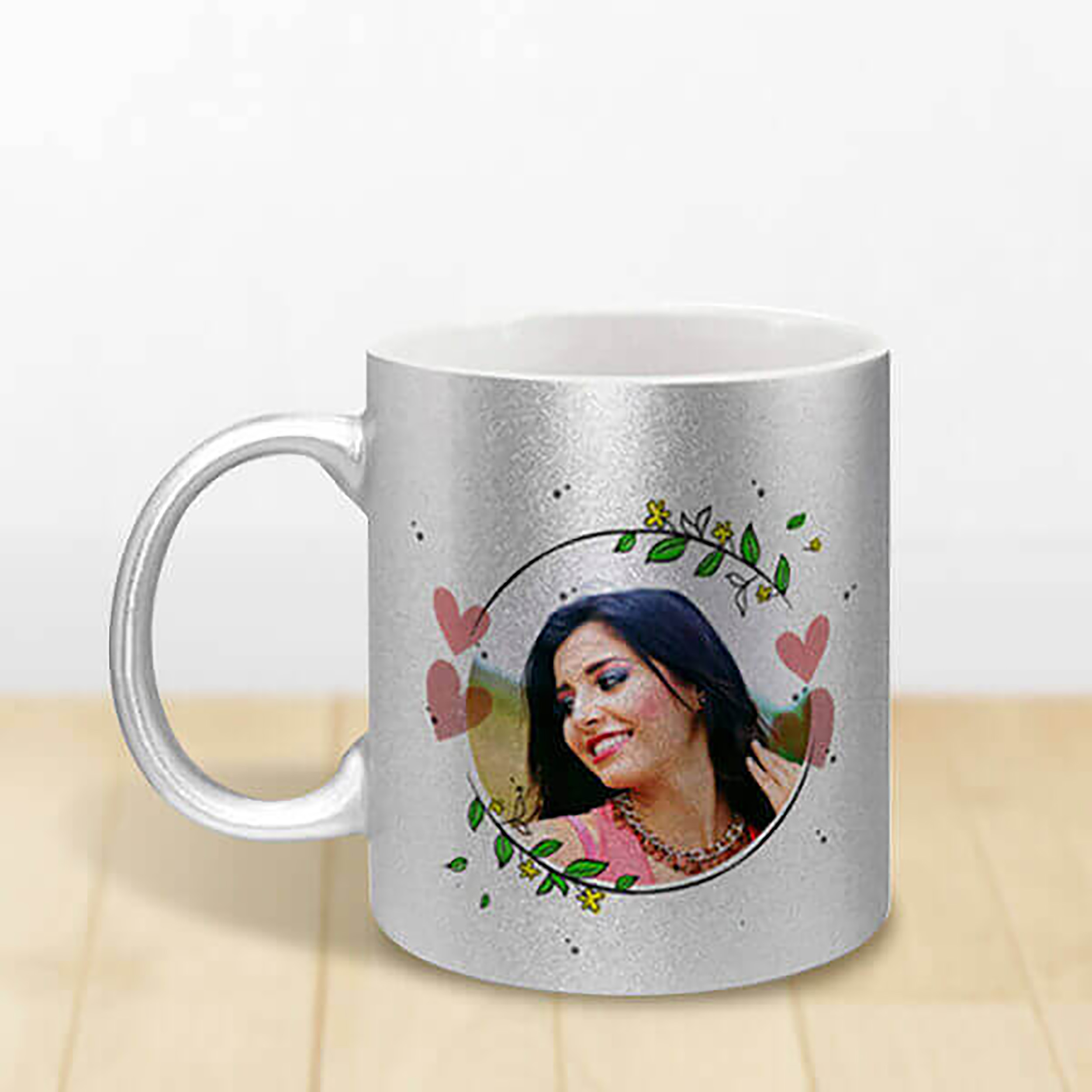 Silver Cute Girl Mug – Sky Gift