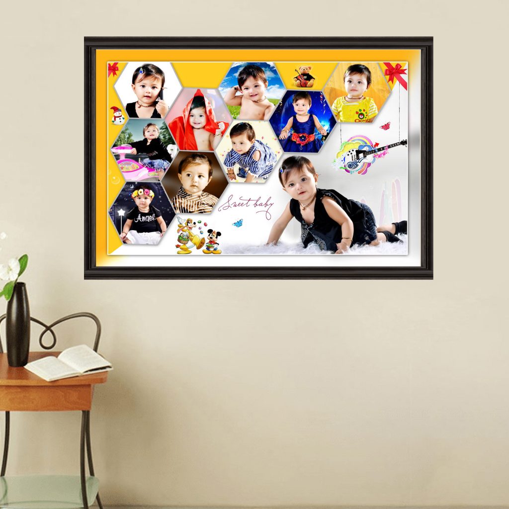 Sweet Baby Photo Collage – Sky Gift
